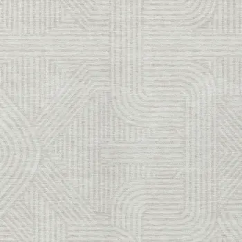 3' X 5' Ivory And Gray Abstract Washable Indoor Outdoor Area Rug
