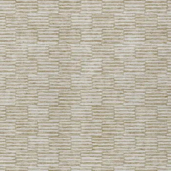 10' X 14' Beige And Ivory Geometric Washable Indoor Outdoor Area Rug