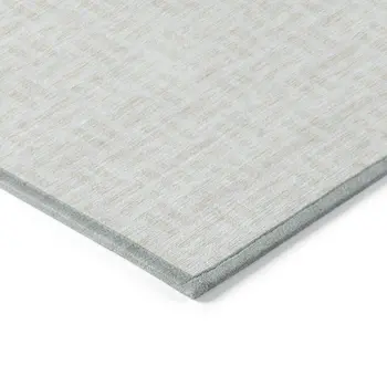 10' X 14' Ivory And Beige Geometric Washable Indoor Outdoor Area Rug