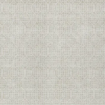 8' X 10' Beige And Ivory Geometric Washable Indoor Outdoor Area Rug