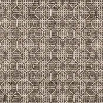 5' X 8' Brown And Beige Geometric Washable Indoor Outdoor Area Rug