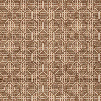 3' X 5' Brown And Beige Geometric Washable Indoor Outdoor Area Rug