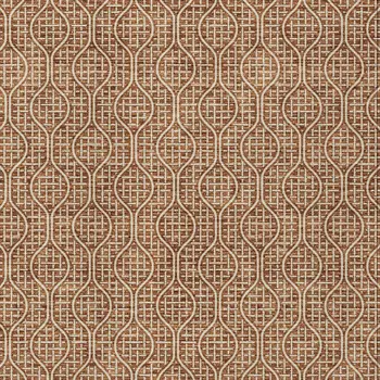 8' X 10' Brown And Beige Geometric Washable Indoor Outdoor Area Rug