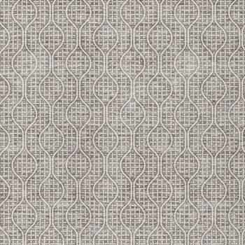 5' X 8' Taupe And Beige Geometric Washable Indoor Outdoor Area Rug