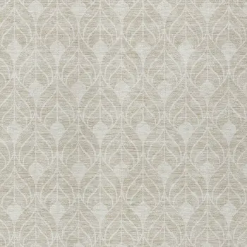 5' X 8' Beige And Ivory Geometric Washable Indoor Outdoor Area Rug