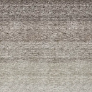 3' X 5' Brown And Ivory Ombre Washable Indoor Outdoor Area Rug