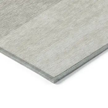 10' X 14' Brown And Ivory Ombre Washable Indoor Outdoor Area Rug