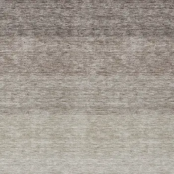 10' X 14' Brown And Ivory Ombre Washable Indoor Outdoor Area Rug