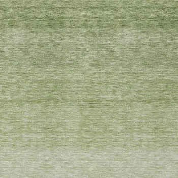 5' X 8' Green And Ivory Ombre Washable Indoor Outdoor Area Rug