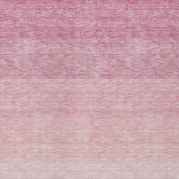 3' X 5' Pink And Ivory Ombre Washable Indoor Outdoor Area Rug