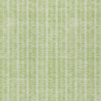 8' X 10' Artichoke Green And Ivory Striped Washable Indoor Outdoor Area Rug