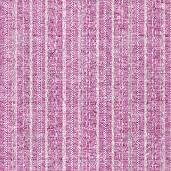 9' X 12' Blush And Ivory Striped Washable Indoor Outdoor Area Rug
