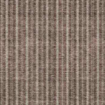 5' X 8' Brown And Ivory Striped Washable Indoor Outdoor Area Rug