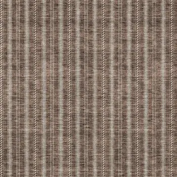 9' X 12' Brown And Ivory Striped Washable Indoor Outdoor Area Rug
