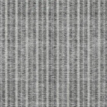 5' X 8' Gray And Ivory Striped Washable Indoor Outdoor Area Rug