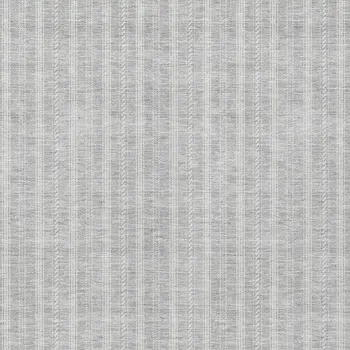 8' X 10' Silver And Ivory Striped Washable Indoor Outdoor Area Rug