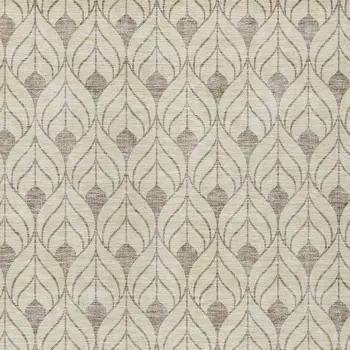8' X 10' Beige And Taupe Geometric Washable Indoor Outdoor Area Rug