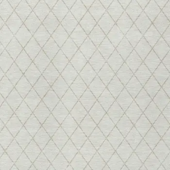 9' X 12' Ivory And Beige Geometric Washable Indoor Outdoor Area Rug
