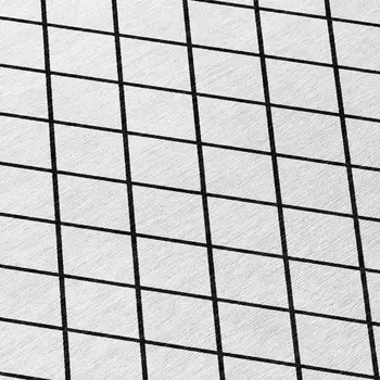 10' X 14' White And Black Geometric Washable Indoor Outdoor Area Rug