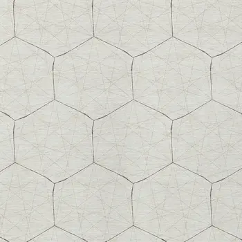 5' X 8' Ivory Beige And Black Geometric Washable Indoor Outdoor Area Rug