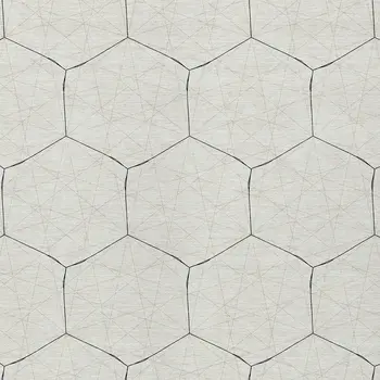 9' X 12' Linen Beige And Black Geometric Washable Indoor Outdoor Area Rug