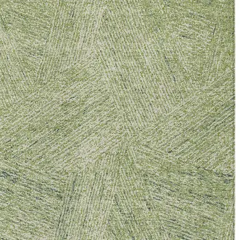 10' X 14' Artichoke Green And Ivory Abstract Washable Indoor Outdoor Area Rug