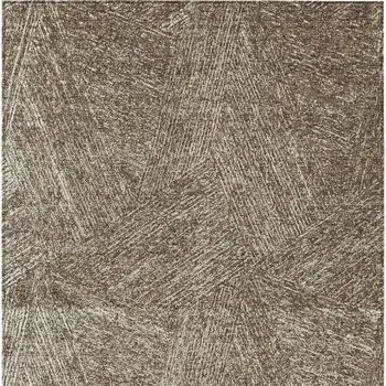 10' X 14' Chocolate And Beige Abstract Washable Indoor Outdoor Area Rug