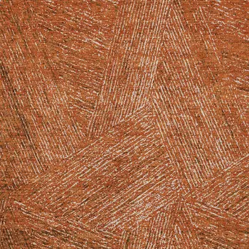 8' X 10' Copper Brown And Beige Abstract Washable Indoor Outdoor Area Rug