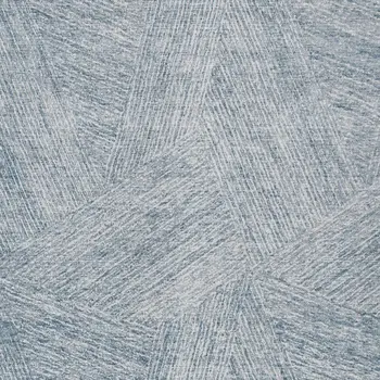 5' X 8' Denim Blue And Ivory Abstract Washable Indoor Outdoor Area Rug