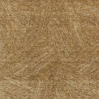 5' X 8' Gold Brown And Ivory Abstract Washable Indoor Outdoor Area Rug