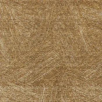 9' X 12' Gold Brown And Ivory Abstract Washable Indoor Outdoor Area Rug