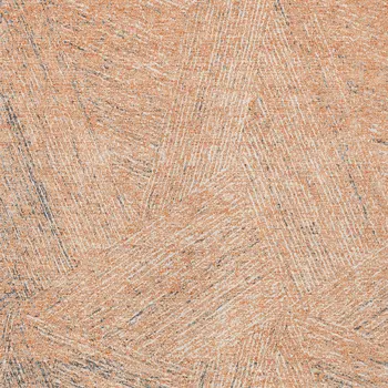 10' X 14' Peach Blue And Ivory Abstract Washable Indoor Outdoor Area Rug