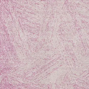 5' X 8' Pink And Ivory Abstract Washable Indoor Outdoor Area Rug