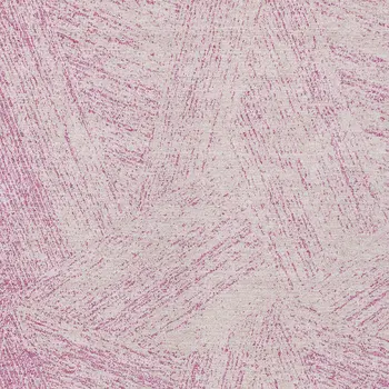 8' X 10' Pink And Ivory Abstract Washable Indoor Outdoor Area Rug