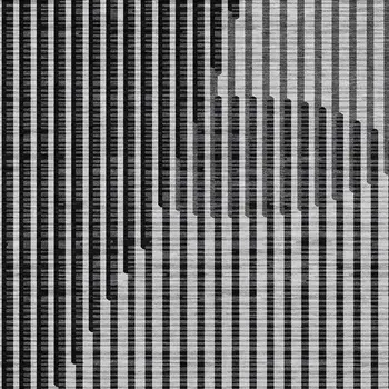 9' X 12' Gray And Black Geometric Washable Indoor Outdoor Area Rug