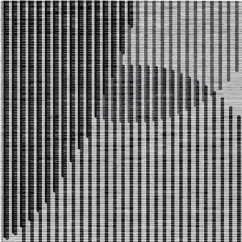 10' X 14' Gray And Black Geometric Washable Indoor Outdoor Area Rug