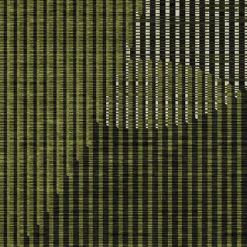 9' X 12' Olive Green And Black Geometric Washable Indoor Outdoor Area Rug