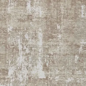 8' X 10' Taupe And Ivory Abstract Washable Indoor Outdoor Area Rug