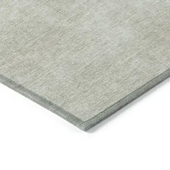 9' X 12' Beige Washable Indoor Outdoor Area Rug