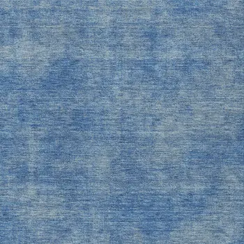 8' X 10' Blue Washable Indoor Outdoor Area Rug