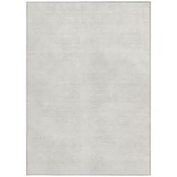 8' X 10' Ivory Washable Indoor Outdoor Area Rug