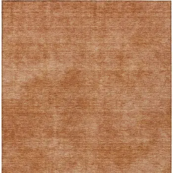 8' X 10' Brown Washable Indoor Outdoor Area Rug