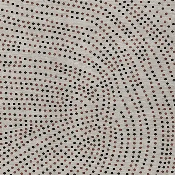 10' X 14' Taupe Black And Brown Polka Dot Washable Indoor Outdoor Area Rug