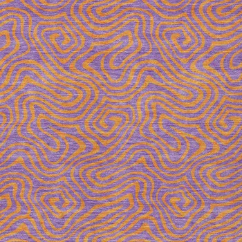 3' X 5' Purple And Copper Abstract Washable Indoor Outdoor Area Rug