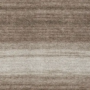 5' X 8' Brown And Beige Abstract Washable Indoor Outdoor Area Rug