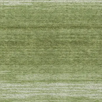 8' X 10' Green And Ivory Abstract Washable Indoor Outdoor Area Rug