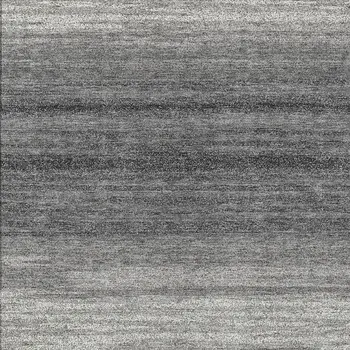 3' X 5' Gray And Charcoal Abstract Washable Indoor Outdoor Area Rug