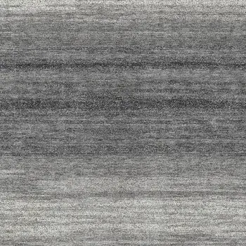 8' X 10' Gray And Charcoal Abstract Washable Indoor Outdoor Area Rug