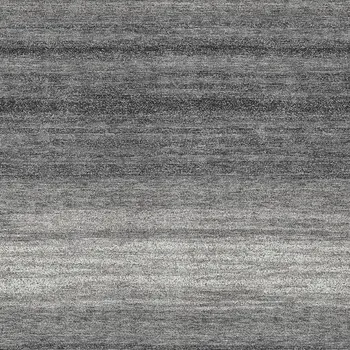 9' X 12' Gray And Charcoal Abstract Washable Indoor Outdoor Area Rug