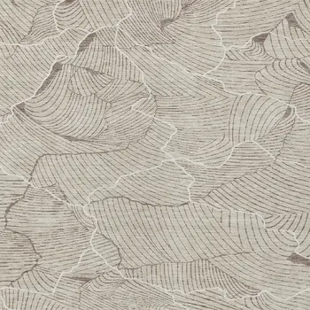 8' X 10' Beige And Tan Abstract Washable Indoor Outdoor Area Rug
